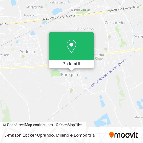 Mappa Amazon Locker-Oprando