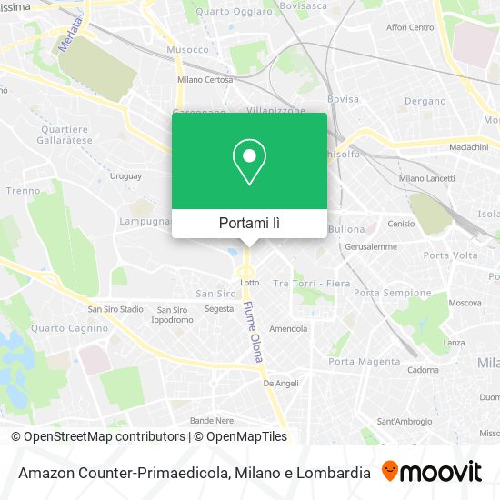 Mappa Amazon Counter-Primaedicola