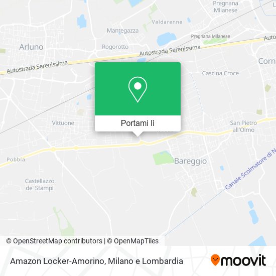 Mappa Amazon Locker-Amorino