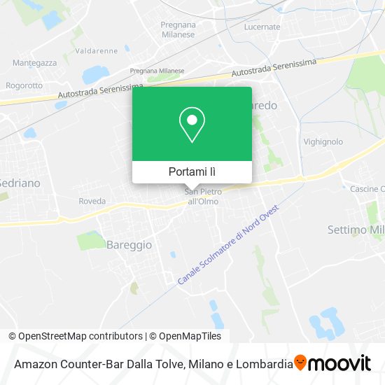 Mappa Amazon Counter-Bar Dalla Tolve