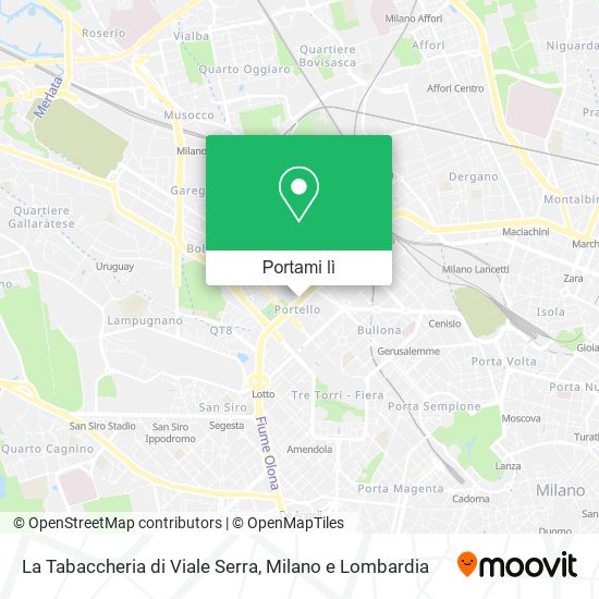 Mappa La Tabaccheria di Viale Serra