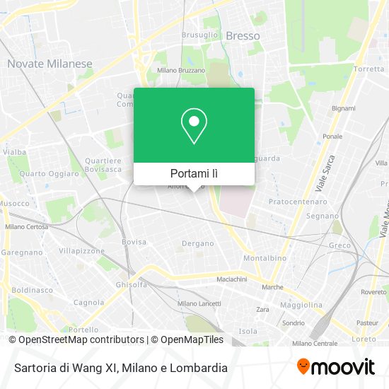Mappa Sartoria di Wang XI