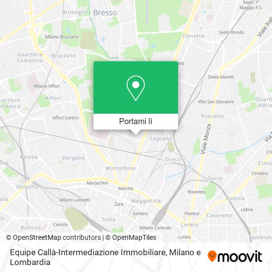 Mappa Equipe Callà-Intermediazione Immobiliare