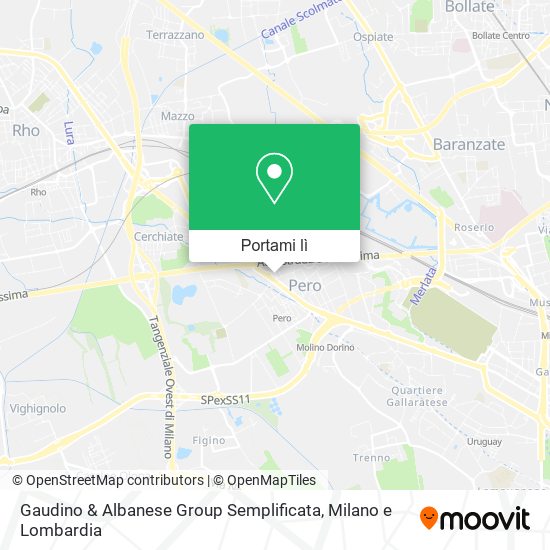 Mappa Gaudino & Albanese Group Semplificata