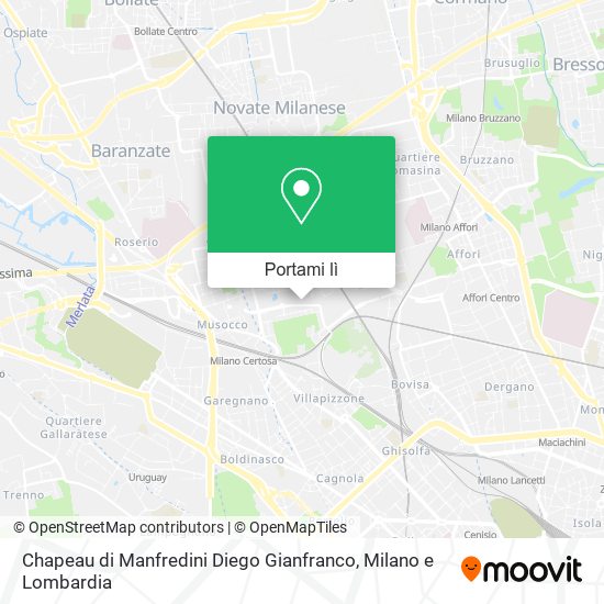 Mappa Chapeau di Manfredini Diego Gianfranco