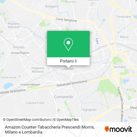 Mappa Amazon Counter-Tabaccheria Prescendi Morris