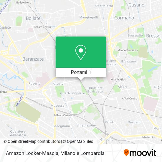 Mappa Amazon Locker-Mascia