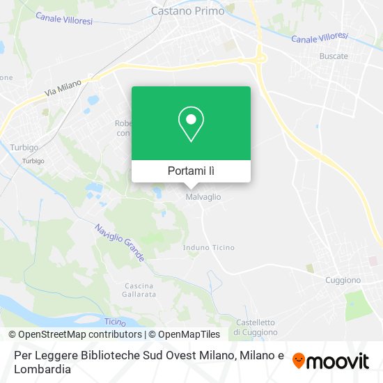 Mappa Per Leggere Biblioteche Sud Ovest Milano