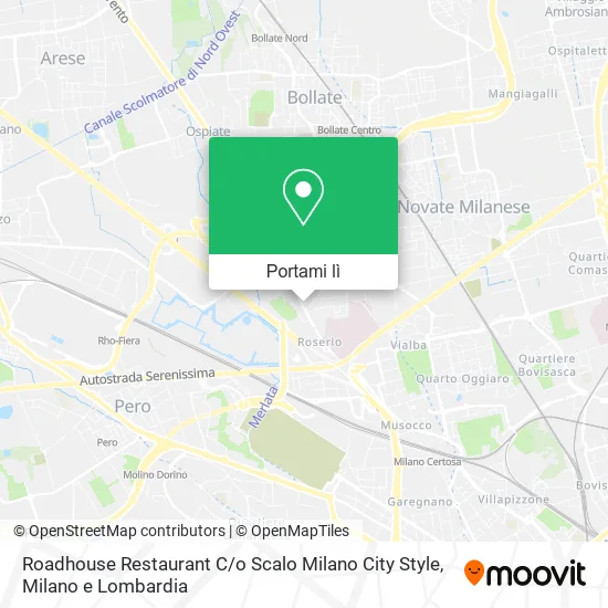 Mappa Roadhouse Restaurant C / o Scalo Milano City Style