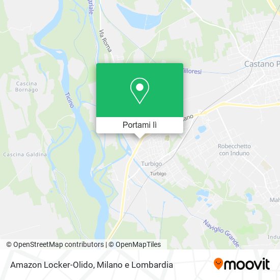 Mappa Amazon Locker-Olido