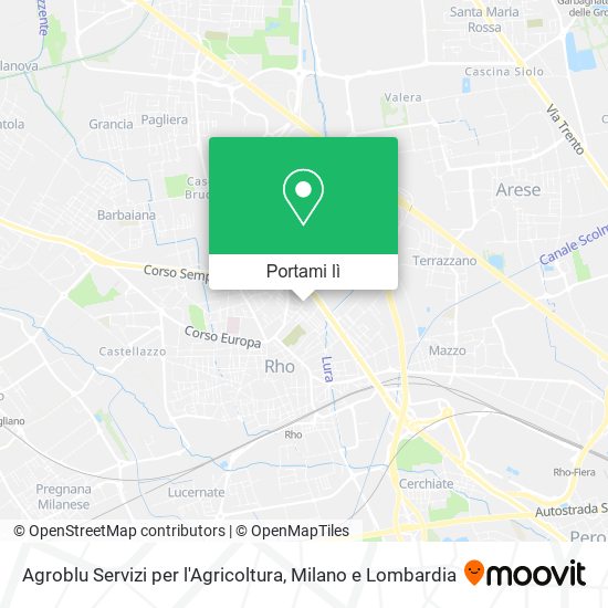 Mappa Agroblu Servizi per l'Agricoltura