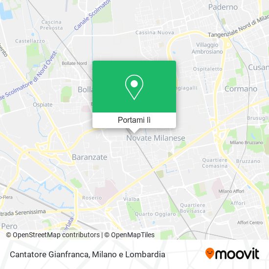 Mappa Cantatore Gianfranca