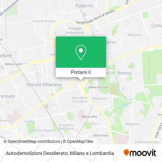 Mappa Autodemolizioni Desiderato