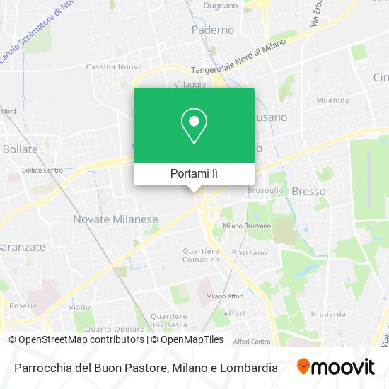 Mappa Parrocchia del Buon Pastore