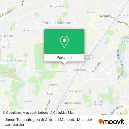 Mappa Janas Technologies di Antonio Manunta