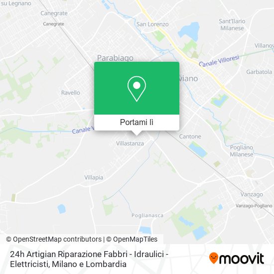 Mappa 24h Artigian Riparazione Fabbri - Idraulici - Elettricisti