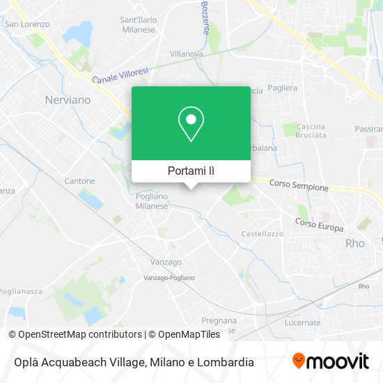 Mappa Oplà Acquabeach Village
