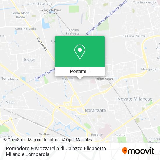 Mappa Pomodoro & Mozzarella di Caiazzo Elisabetta