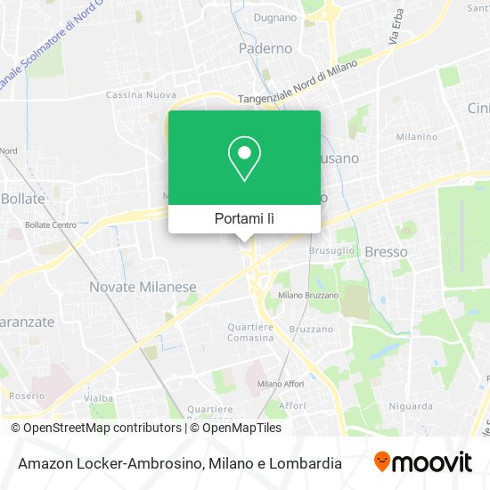 Mappa Amazon Locker-Ambrosino