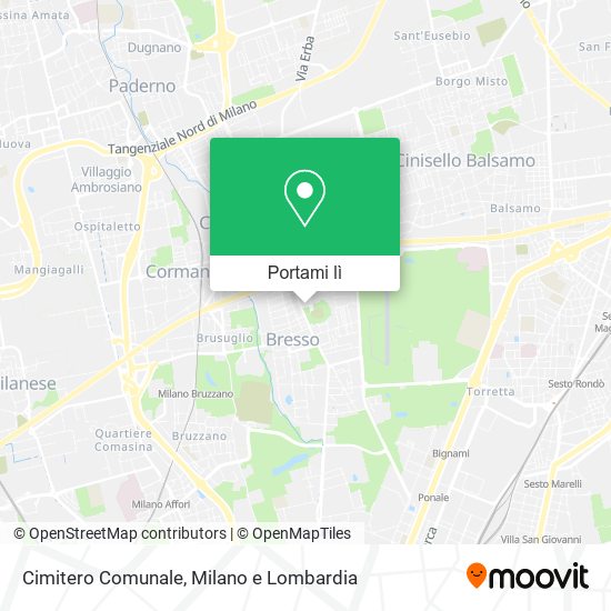 Mappa Cimitero Comunale