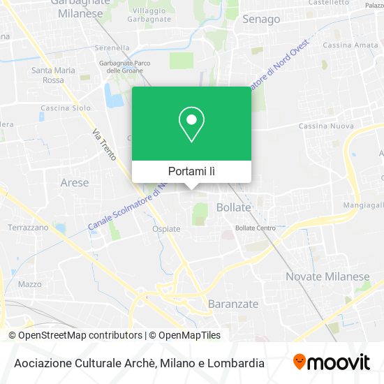Mappa Aociazione Culturale Archè