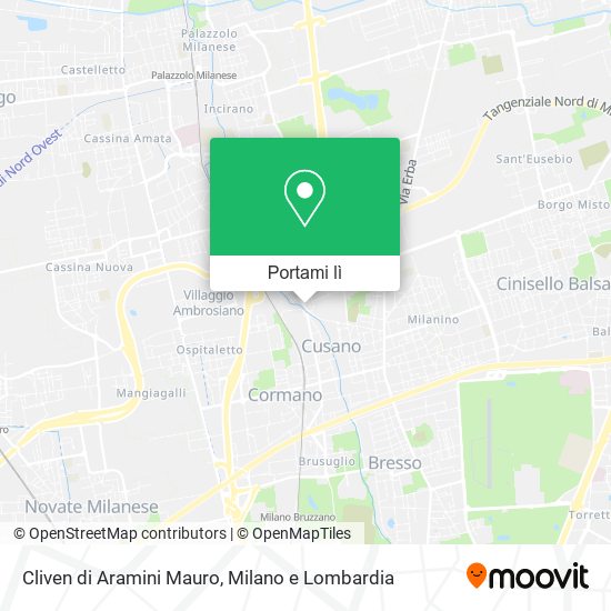 Mappa Cliven di Aramini Mauro