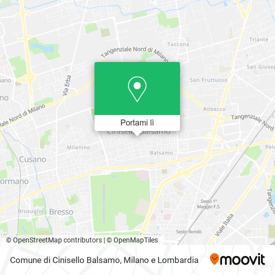 Mappa Comune di Cinisello Balsamo