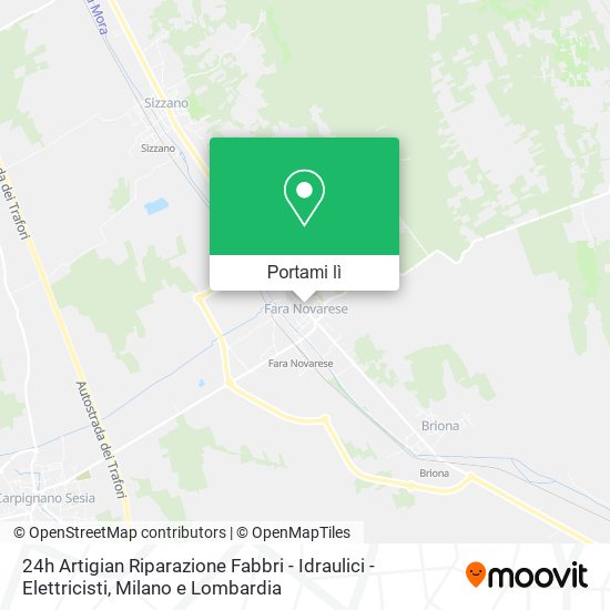 Mappa 24h Artigian Riparazione Fabbri - Idraulici - Elettricisti