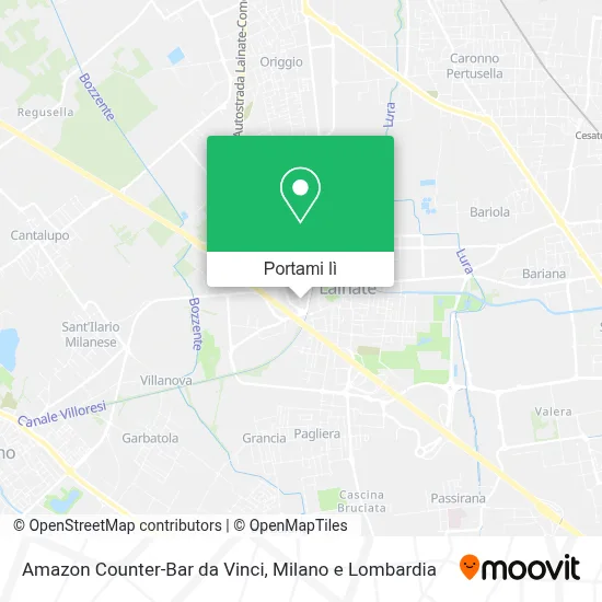 Mappa Amazon Counter-Bar da Vinci