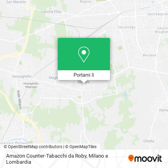 Mappa Amazon Counter-Tabacchi da Roby