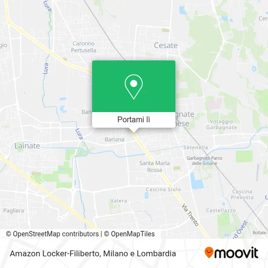 Mappa Amazon Locker-Filiberto