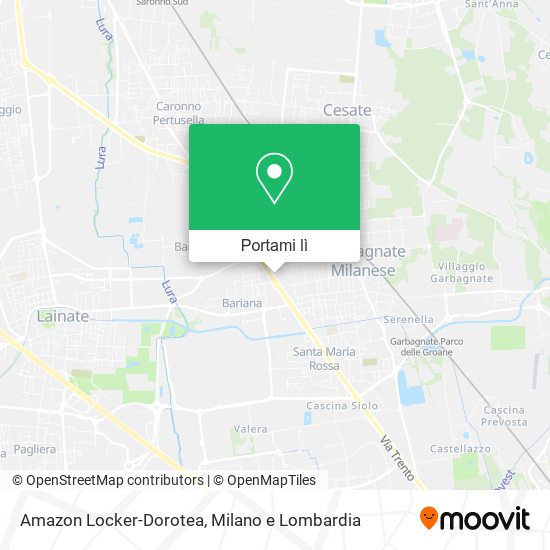 Mappa Amazon Locker-Dorotea
