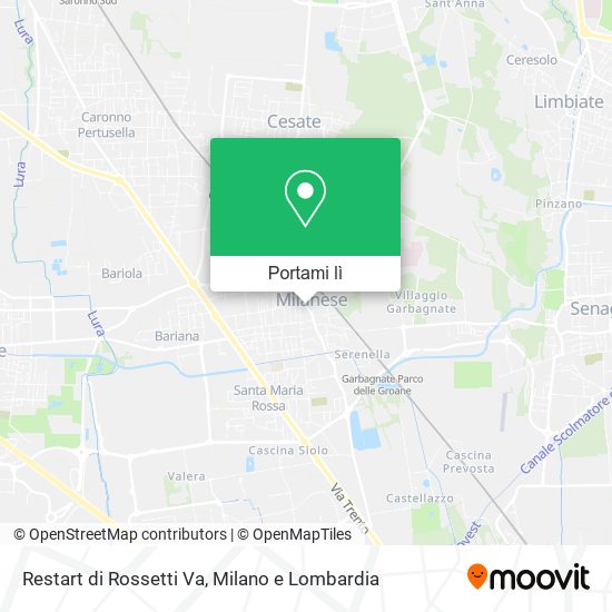 Mappa Restart di Rossetti Va