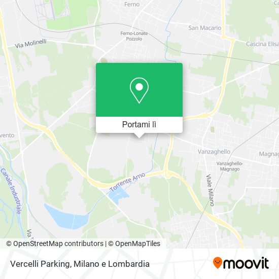 Mappa Vercelli Parking