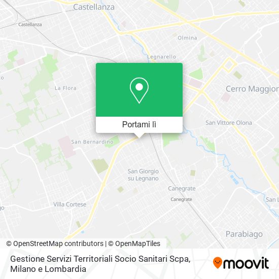 Mappa Gestione Servizi Territoriali Socio Sanitari Scpa