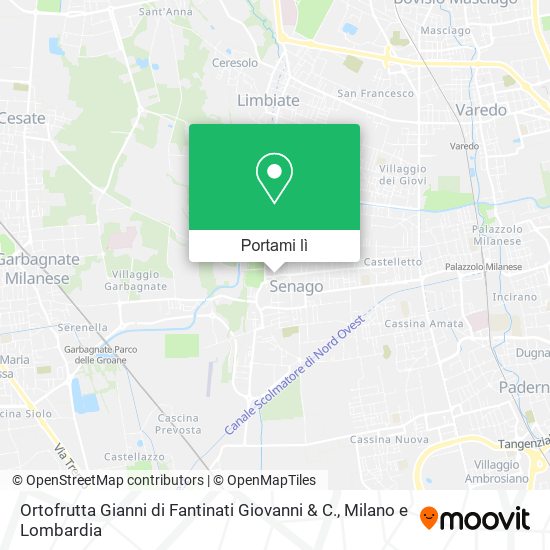Mappa Ortofrutta Gianni di Fantinati Giovanni & C.