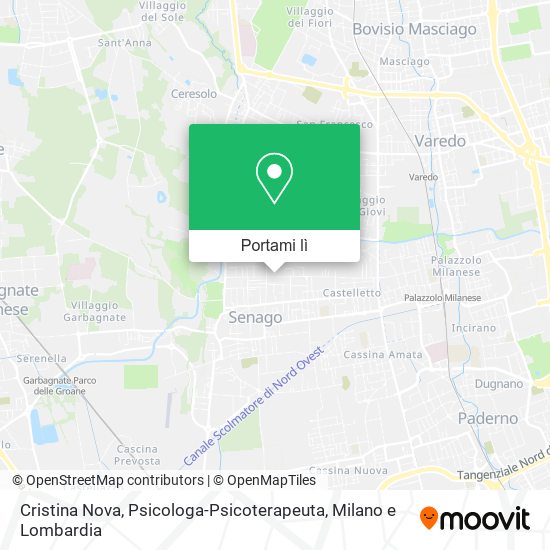 Mappa Cristina Nova, Psicologa-Psicoterapeuta