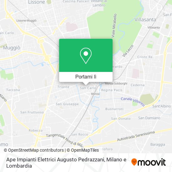 Mappa Ape Impianti Elettrici Augusto Pedrazzani