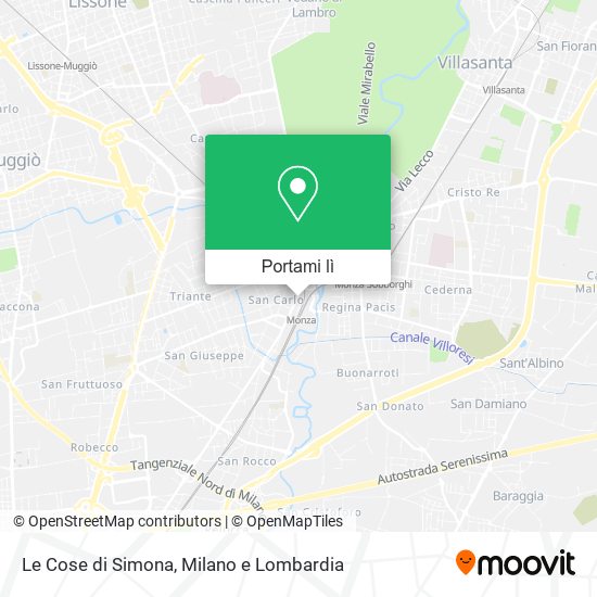 Mappa Le Cose di Simona