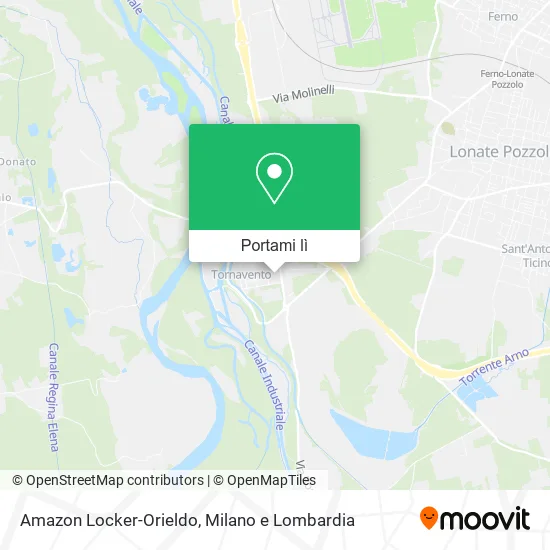 Mappa Amazon Locker-Orieldo