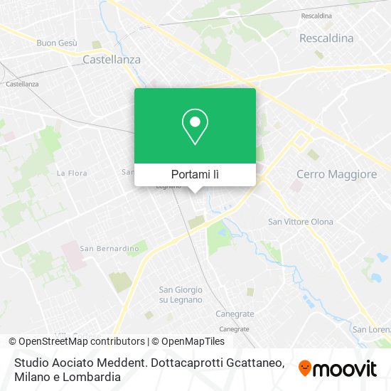 Mappa Studio Aociato Meddent. Dottacaprotti Gcattaneo