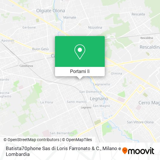 Mappa Batista70phone Sas di Loris Farronato & C.