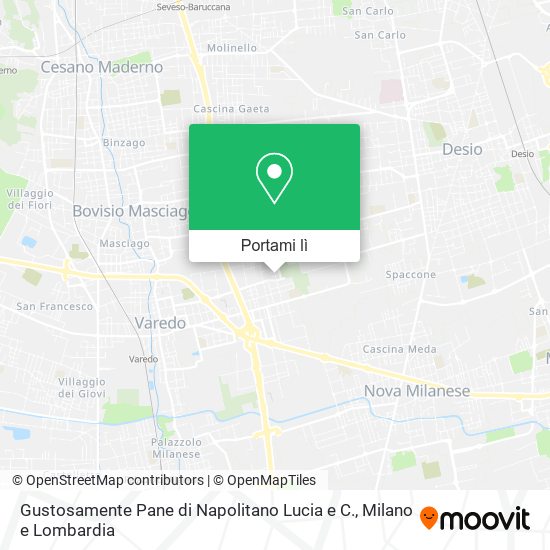 Mappa Gustosamente Pane di Napolitano Lucia e C.