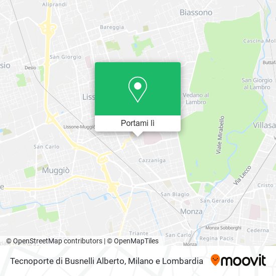 Mappa Tecnoporte di Busnelli Alberto