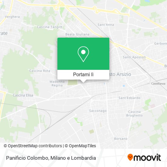 Mappa Panificio Colombo