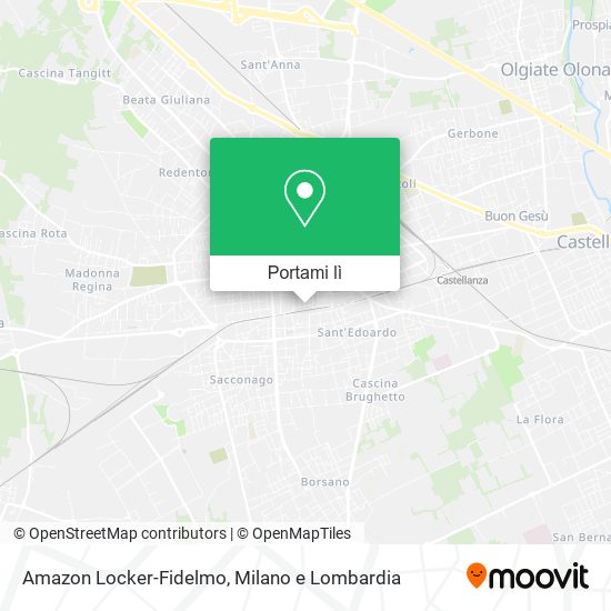 Mappa Amazon Locker-Fidelmo