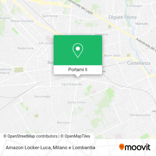 Mappa Amazon Locker-Luca