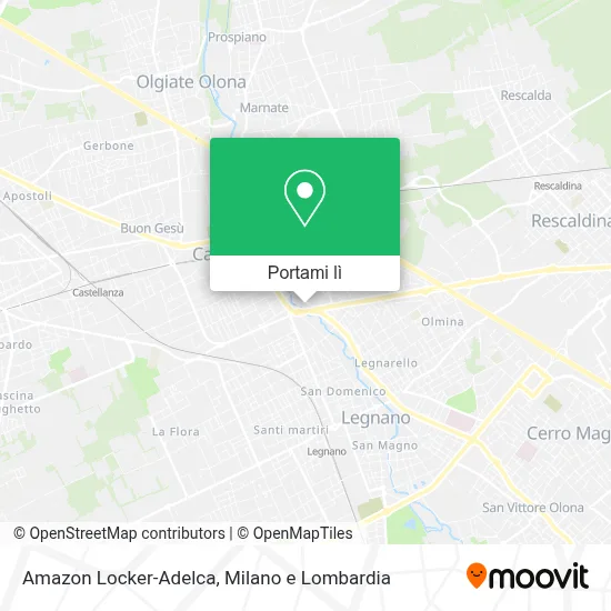 Mappa Amazon Locker-Adelca