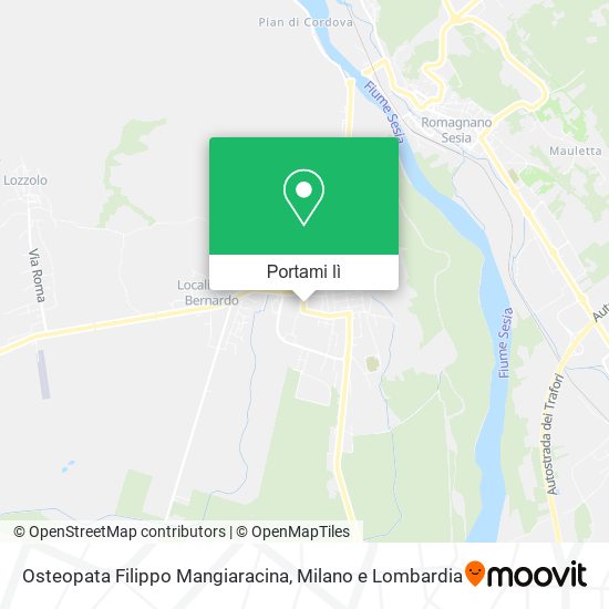 Mappa Osteopata Filippo Mangiaracina