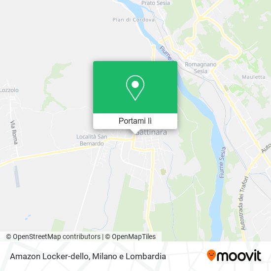 Mappa Amazon Locker-dello